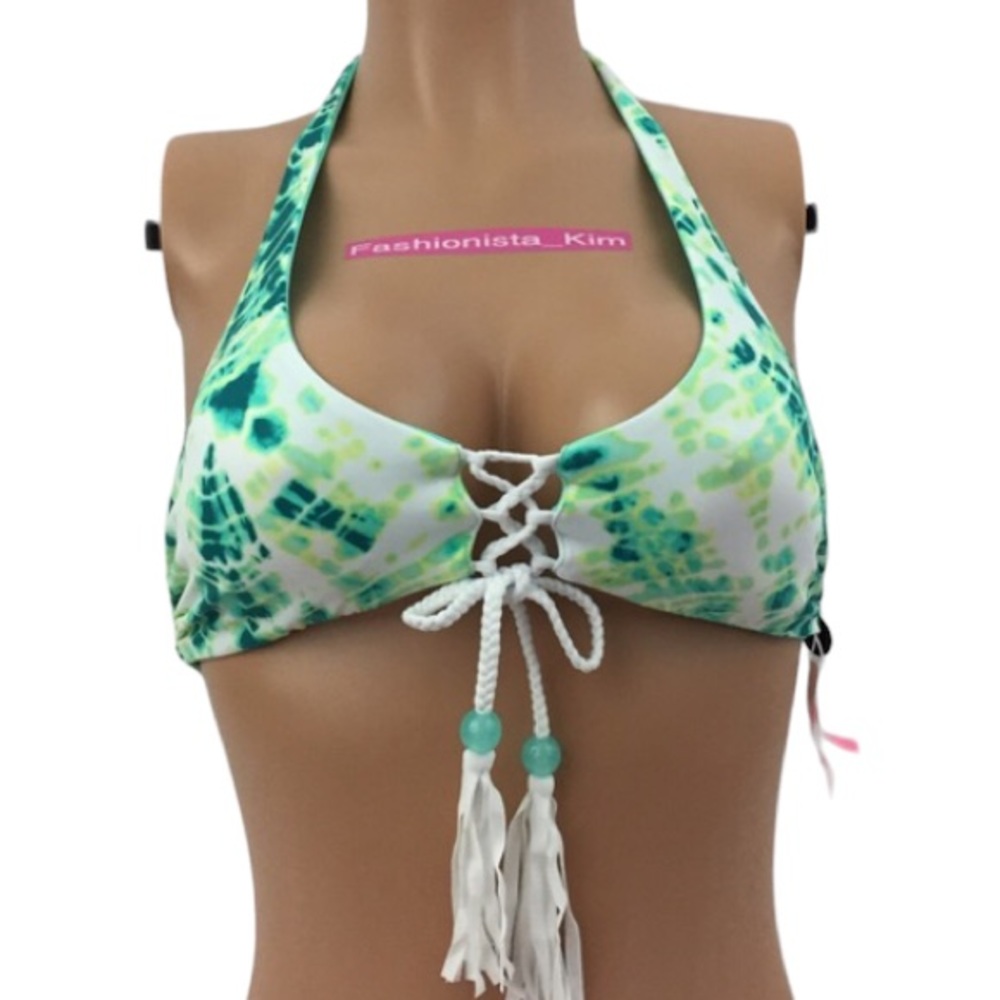 ✔️ Victoria's Secret reversible halter swim top